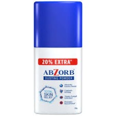 ABZORB 60G DUSTING POWDER ABZORB 60G DUSTING POWDER